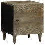 Mesita de noche de madera maciza de mango gris claro 40x33x46cm by , Nightstands - Ref: Foro24-4017788, Price: 53,46 €, Disco...