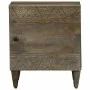 Mesita de noche de madera maciza de mango gris claro 40x33x46cm by , Nightstands - Ref: Foro24-4017788, Price: 53,46 €, Disco...