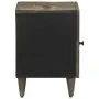 Mesita de noche de madera maciza de mango gris claro 40x33x46cm by , Nightstands - Ref: Foro24-4017788, Price: 53,46 €, Disco...