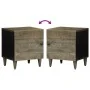 Mesita de noche de madera maciza de mango gris claro 40x33x46cm by , Nightstands - Ref: Foro24-4017788, Price: 53,46 €, Disco...