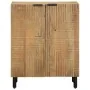 Aparador marrón 60x33x75 cm madera maciza mango by , Lockers and storage cabinets - Ref: Foro24-4017722, Price: 171,26 €, Dis...