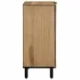 Aparador marrón 60x33x75 cm madera maciza mango by , Lockers and storage cabinets - Ref: Foro24-4017722, Price: 171,26 €, Dis...