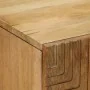 Aparador marrón 60x33x75 cm madera maciza mango by , Lockers and storage cabinets - Ref: Foro24-4017722, Price: 171,26 €, Dis...