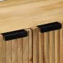 Aparador marrón 60x33x75 cm madera maciza mango by , Lockers and storage cabinets - Ref: Foro24-4017722, Price: 171,26 €, Dis...
