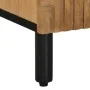 Aparador marrón 60x33x75 cm madera maciza mango by , Lockers and storage cabinets - Ref: Foro24-4017722, Price: 171,26 €, Dis...