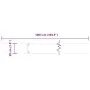 Bordes para césped 10 uds acero laminado frío negro 20x103 cm by , Garden edging and edging - Ref: Foro24-860154, Price: 50,5...