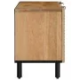 Mueble de TV marrón 105x33x46 cm madera maciza mango by , CD and DVD storage - Ref: Foro24-4017720, Price: 111,57 €, Discount: %