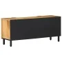 Mueble de TV marrón 105x33x46 cm madera maciza mango by , CD and DVD storage - Ref: Foro24-4017720, Price: 111,57 €, Discount: %