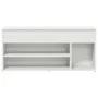 Banco zapatero madera de ingeniería blanco 102x30,5x45 cm von , Schuhregale und Schuhorganisatoren - Ref: Foro24-859136, Prei...
