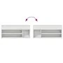 Banco zapatero madera de ingeniería blanco 102x30,5x45 cm von , Schuhregale und Schuhorganisatoren - Ref: Foro24-859136, Prei...