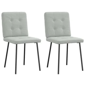 Sillas de comedor 2 unidades terciopelo gris claro von , Essstühle - Ref: Foro24-4101057, Preis: 82,13 €, Rabatt: %