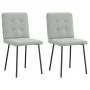 Sillas de comedor 2 unidades terciopelo gris claro von , Essstühle - Ref: Foro24-4101057, Preis: 82,87 €, Rabatt: %