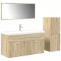 Juego de muebles de baño 4 pzas contrachapada roble Sonoma by , Bathroom furniture - Ref: Foro24-3325028, Price: 337,09 €, Di...