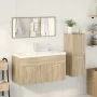 Juego de muebles de baño 4 pzas contrachapada roble Sonoma by , Bathroom furniture - Ref: Foro24-3325028, Price: 337,09 €, Di...