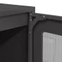Aparador de acero laminado en frío negro 100,5x39x107 cm von , Sideboards - Ref: Foro24-853404, Preis: 127,69 €, Rabatt: %