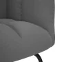 Sillón mecedora con taburete tela gris oscuro von , Schaukelstühle - Ref: Foro24-4016801, Preis: 140,76 €, Rabatt: %