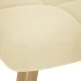 Sillón de relax con taburete tela color crema de , Sillones - Ref: Foro24-4016785, Precio: 159,09 €, Descuento: %