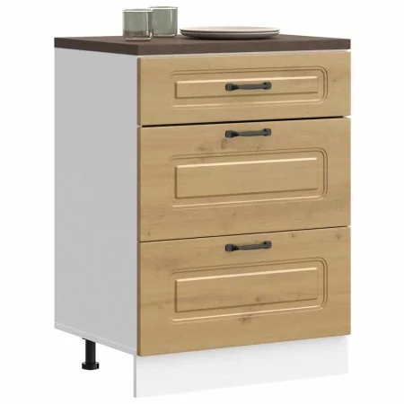 Mueble bajo de cocina Kalmar roble artesanal madera ingeniería von , Küchenschränke - Ref: Foro24-854288, Preis: 109,35 €, Ra...