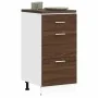 Armario bajo de roble marrón 40x46x81,5 cm madera de ingeniería by , Kitchen cabinets - Ref: Foro24-854217, Price: 91,60 €, D...