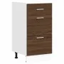 Armario bajo de roble marrón 40x46x81,5 cm madera de ingeniería by , Kitchen cabinets - Ref: Foro24-854217, Price: 91,60 €, D...