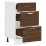 Armario bajo de roble marrón 40x46x81,5 cm madera de ingeniería by , Kitchen cabinets - Ref: Foro24-854217, Price: 91,60 €, D...