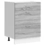 Armario bajo de cocina de madera de ingeniería sonoma gris by , Kitchen cabinets - Ref: Foro24-854255, Price: 101,89 €, Disco...