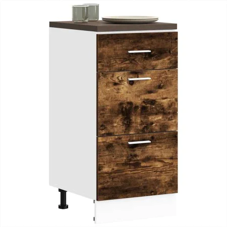 Armario bajo roble ahumado 40x46x81,5 cm madera de ingeniería von , Küchenschränke - Ref: Foro24-854215, Preis: 86,03 €, Raba...