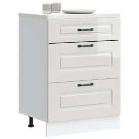 Mueble bajo cocina Kalmar madera ingeniería blanca alto brillo von , Küchenschränke - Ref: Foro24-854281, Preis: 126,83 €, Ra...