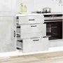 Mueble bajo de cocina Kalmar madera de ingeniería gris hormigón de , Armarios de cocina - Ref: Foro24-854283, Precio: 105,56 ...