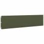 Bordes césped 20 uds acero laminado frío verde oliva 25x103 cm de , Ribetes y bordes para jardín - Ref: Foro24-860175, Precio...