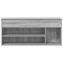 Banco zapatero madera de ingeniería gris sonoma 102x30,5x45 cm von , Schuhregale und Schuhorganisatoren - Ref: Foro24-859141,...