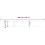 Bordes para césped 30 uds acero laminado frío blanco 20x103 cm by , Garden edging and edging - Ref: Foro24-860161, Price: 142...