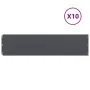 Bordes césped 10 uds antracita 25x103 cm acero laminado frío von , Garteneinfassung und Einfassung - Ref: Foro24-860168, Prei...