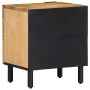 Mesitas de noche 2 uds madera maciza de mango marrón 40x33x46cm by , Nightstands - Ref: Foro24-4017717, Price: 109,47 €, Disc...