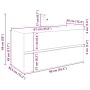 Mueble para lavabo con lavabo integrado y grifo roble artesanal by , bathroom vanities - Ref: Foro24-3328936, Price: 327,21 €...