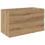 Mueble para lavabo con lavabo integrado y grifo roble artesanal von , Badezimmerwaschtische - Ref: Foro24-3328934, Preis: 238...