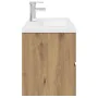 Mueble para lavabo con lavabo integrado y grifo roble artesanal von , Badezimmerwaschtische - Ref: Foro24-3328934, Preis: 238...