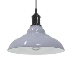 Lámpara colgante regulable en altura E27 gris brillante Ø 31cm by , Lamps - Ref: Foro24-4103438, Price: 31,82 €, Discount: %