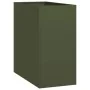 Jardinera acero verde oliva 40x80x80 cm von , Töpfe und Pflanzgefäße - Ref: Foro24-860776, Preis: 99,83 €, Rabatt: %