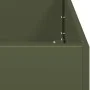 Jardinera acero verde oliva 40x80x80 cm von , Töpfe und Pflanzgefäße - Ref: Foro24-860776, Preis: 99,83 €, Rabatt: %