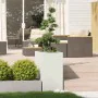 Jardinera acero blanco 40x80x80 cm de , Maceteros y jardineras - Ref: Foro24-860774, Precio: 94,28 €, Descuento: %
