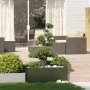 Jardinera acero verde oliva 100x100x40 cm by , Pots and planters - Ref: Foro24-860818, Price: 78,86 €, Discount: %