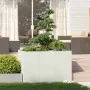 Jardinera acero blanco 120x80x80 cm by , Pots and planters - Ref: Foro24-860788, Price: 113,35 €, Discount: %