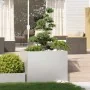 Jardinera 100x100x80 cm acero inoxidable by , Pots and planters - Ref: Foro24-860826, Price: 192,44 €, Discount: %