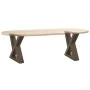 Patas para mesa centro 2 uds acero natural 30x(30-31,3)cm acero de , Patas para mesas - Ref: Foro24-4012679, Precio: 59,35 €,...