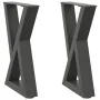 Patas de mesa centro 2uds acero antracita 38x(42-43,3) cm by , Table legs - Ref: Foro24-4012702, Price: 70,01 €, Discount: %
