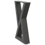 Patas de mesa centro 2uds acero antracita 38x(42-43,3) cm by , Table legs - Ref: Foro24-4012702, Price: 70,01 €, Discount: %