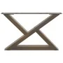 Patas para mesa centro 2 uds acero natural 50x(30-31,3)cm acero by , Table legs - Ref: Foro24-4012687, Price: 68,59 €, Discou...
