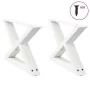 Patas para mesa de centro 2unidades acero blanco 50x(30-31,3)cm von , Tischbeine - Ref: Foro24-4012685, Preis: 68,59 €, Rabat...