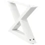 Patas para mesa de centro 2unidades acero blanco 50x(30-31,3)cm von , Tischbeine - Ref: Foro24-4012685, Preis: 68,59 €, Rabat...